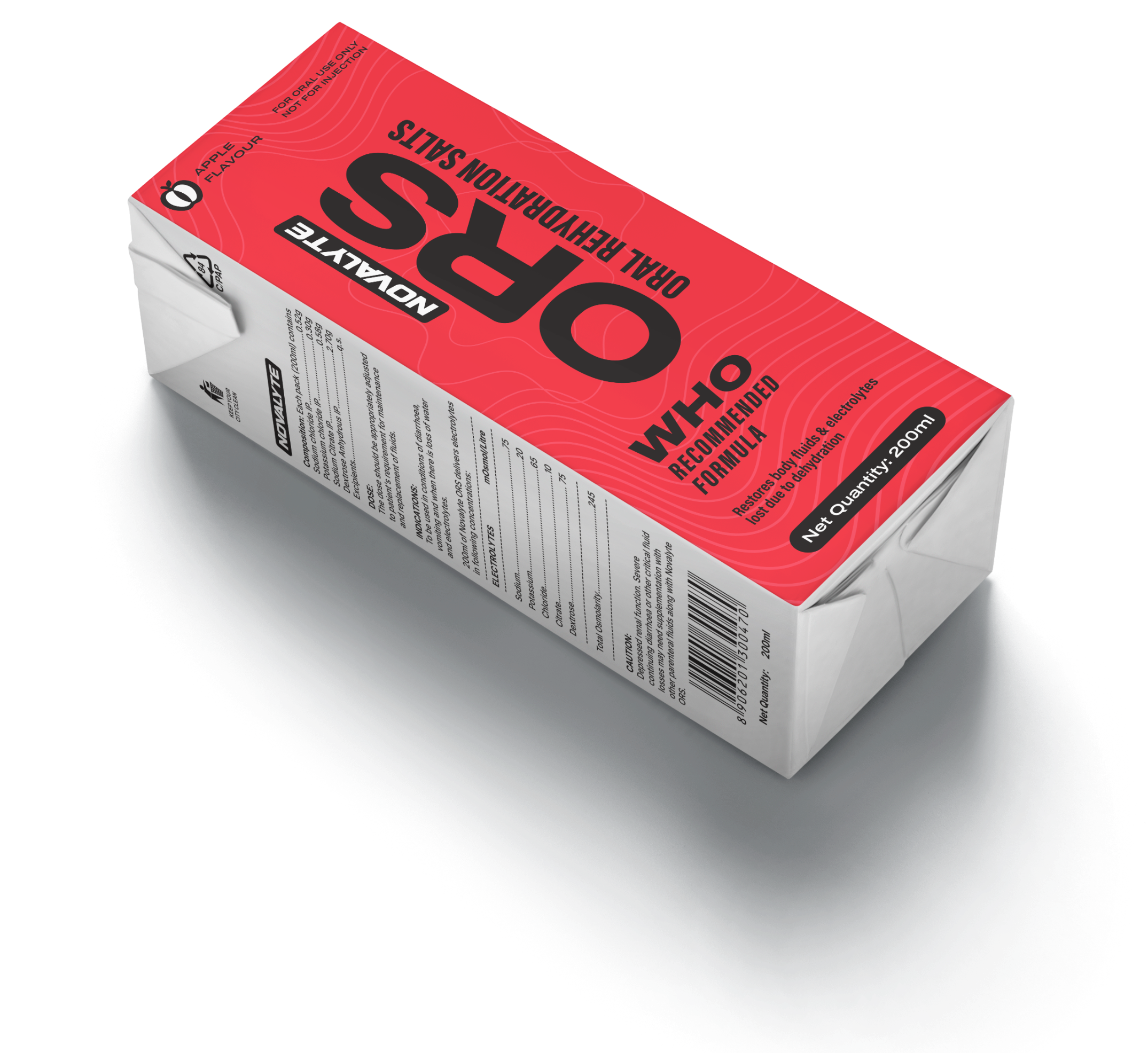 Novalyte ready to drink tetra pack